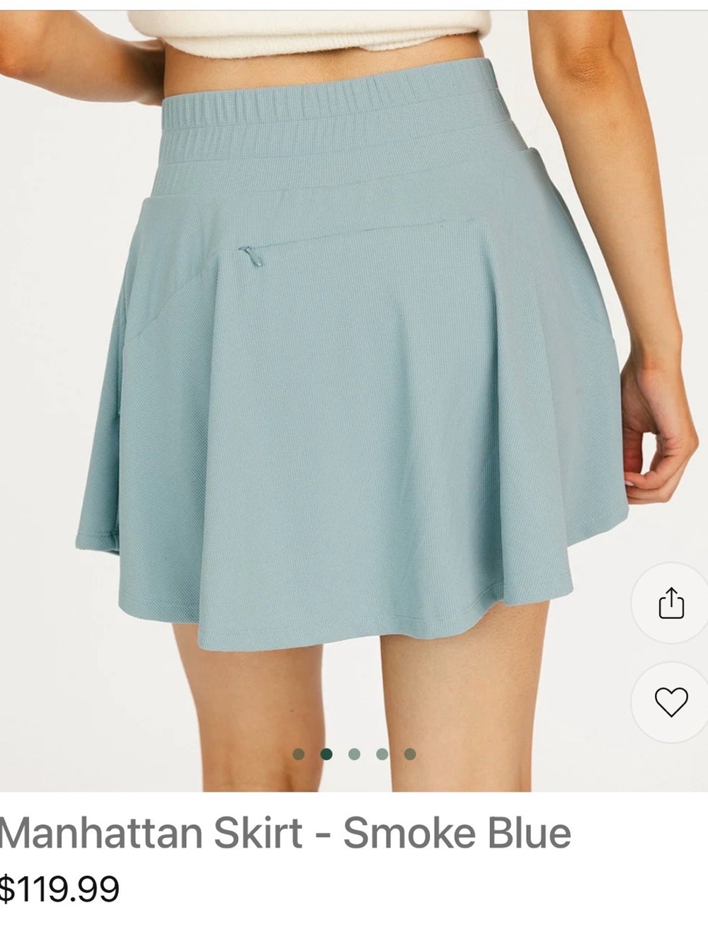 Fore All Skirt - Smoke Blue, size S
